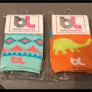 Set of 2 Pairs Baby Leggings